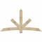 Ekena Millwork Alberta Rough Sawn Timber Gable Bracket, Douglas Fir, 84"W x 45"H x 2"D x 6"F, 13/12 Pitch GBW084X45X0206ALB00RDF - alternate 1